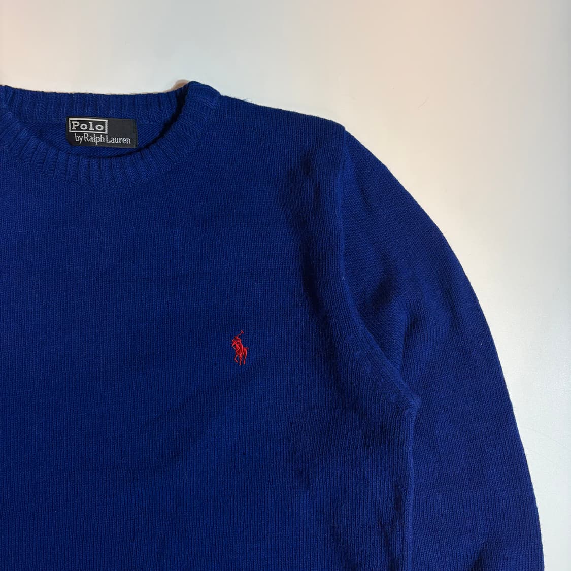 폴로 랄프로렌 블루 니트 스웨터 상품이미지3