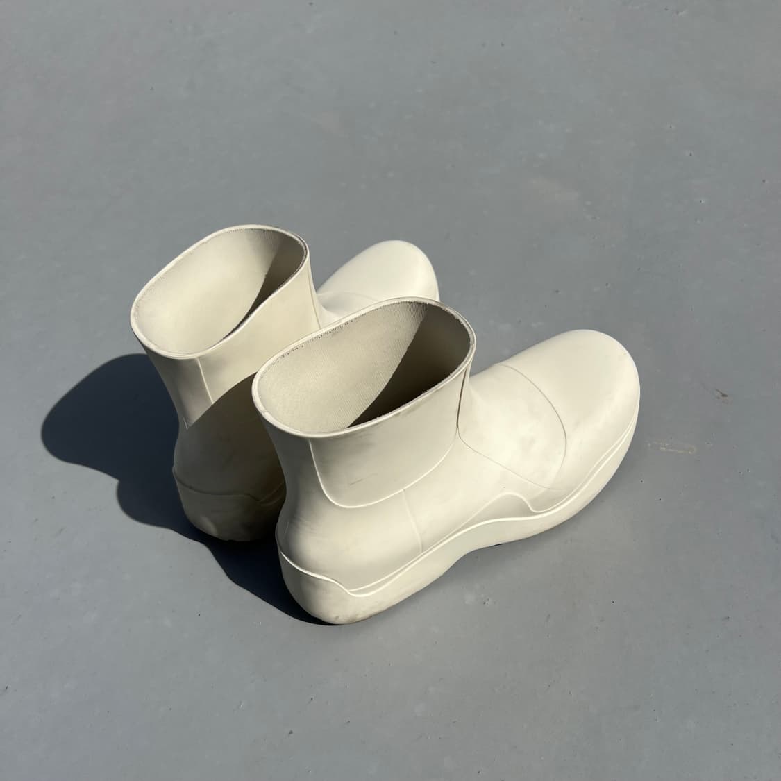 보테가베네타 퍼들부츠 크림 상품이미지3