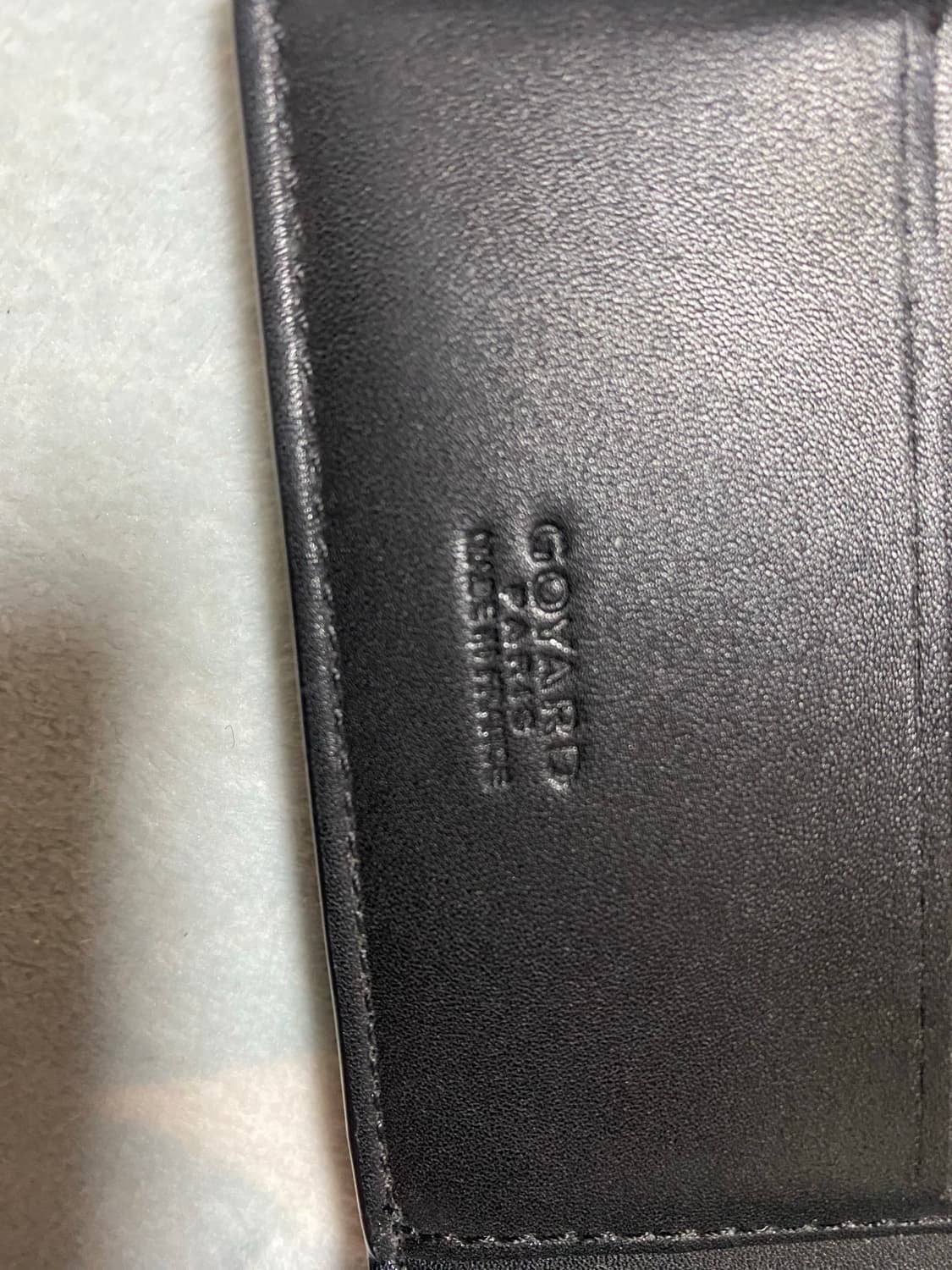 고야드 반지갑 블랙 상품이미지3