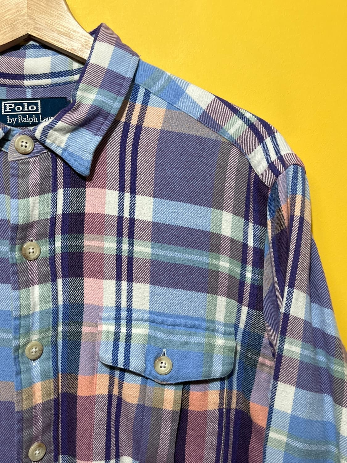 [L] 폴로 랄프로렌 클래식핏 플란넬 셔츠 상품이미지2