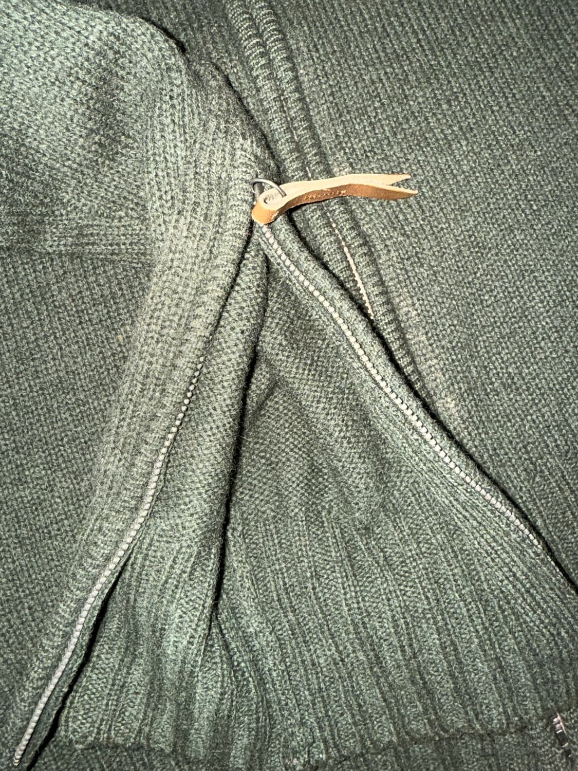 디젤 빈티지 램스울 니트집업 S 상품이미지7