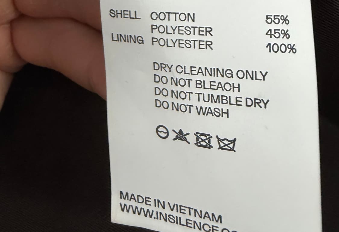 인사일런스 트렌치코트 인사일런스자켓 인사일런스트렌치코트 상품이미지4