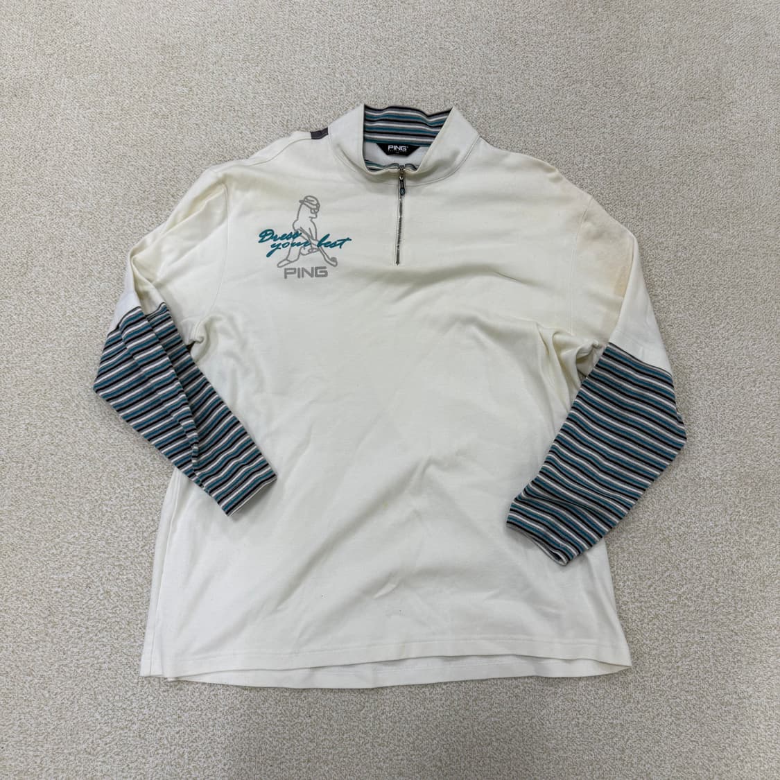 110 핑 골프 카라 긴팔 티셔츠 0127T1 상품이미지1