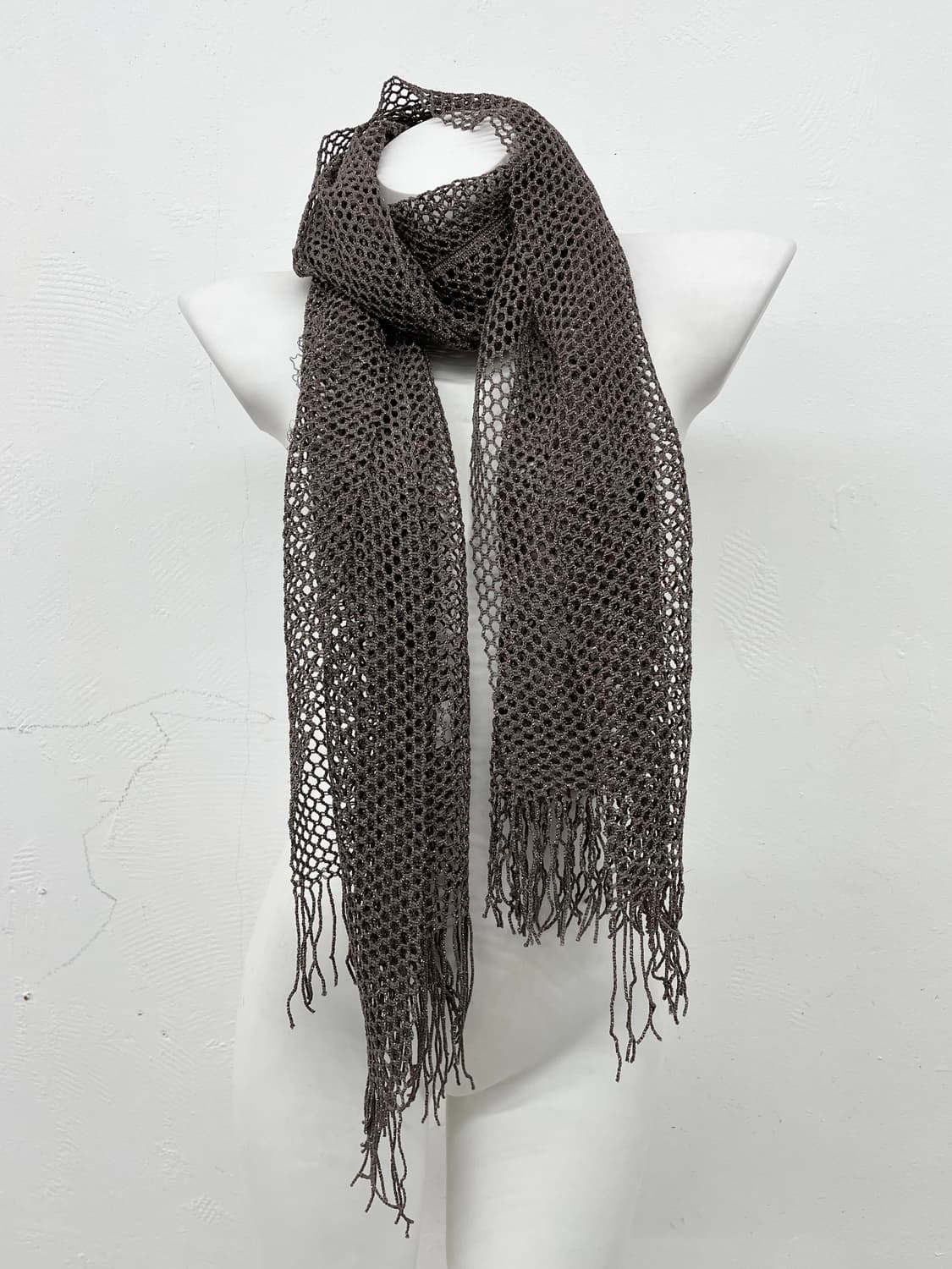 그런지 브라운 글리터 머플러  상품이미지2