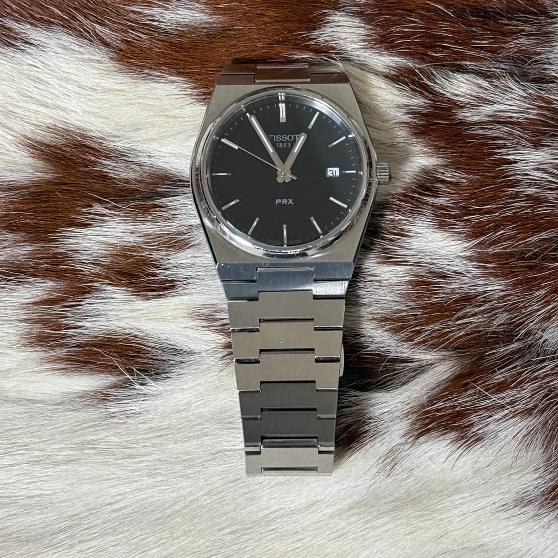 티쏘 40mm prx 쿼츠 검판 시계 단품 판매합니다. 상품이미지2