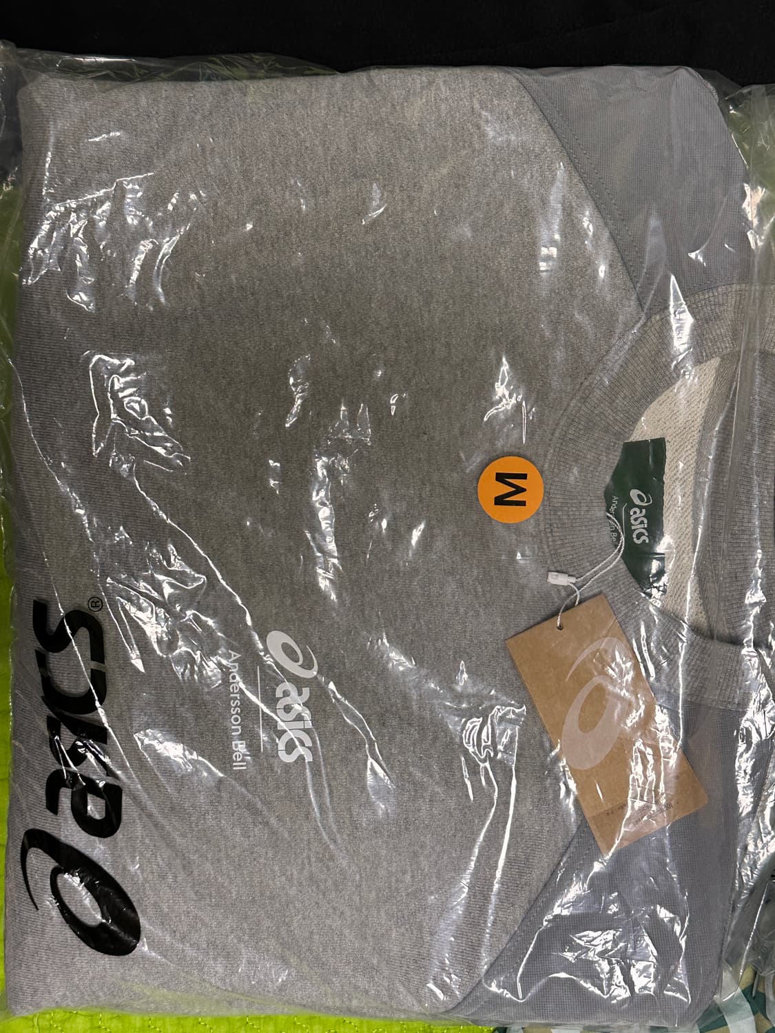 [M] 아식스x앤더슨벨 맨투맨 그레이 상품이미지2