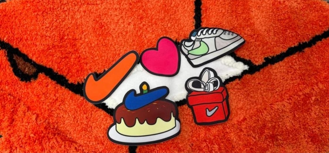 일본 새제품 나이키 한정판 에디션박스러그 매트 인테리어 룸일본과 한 의자 상품이미지9