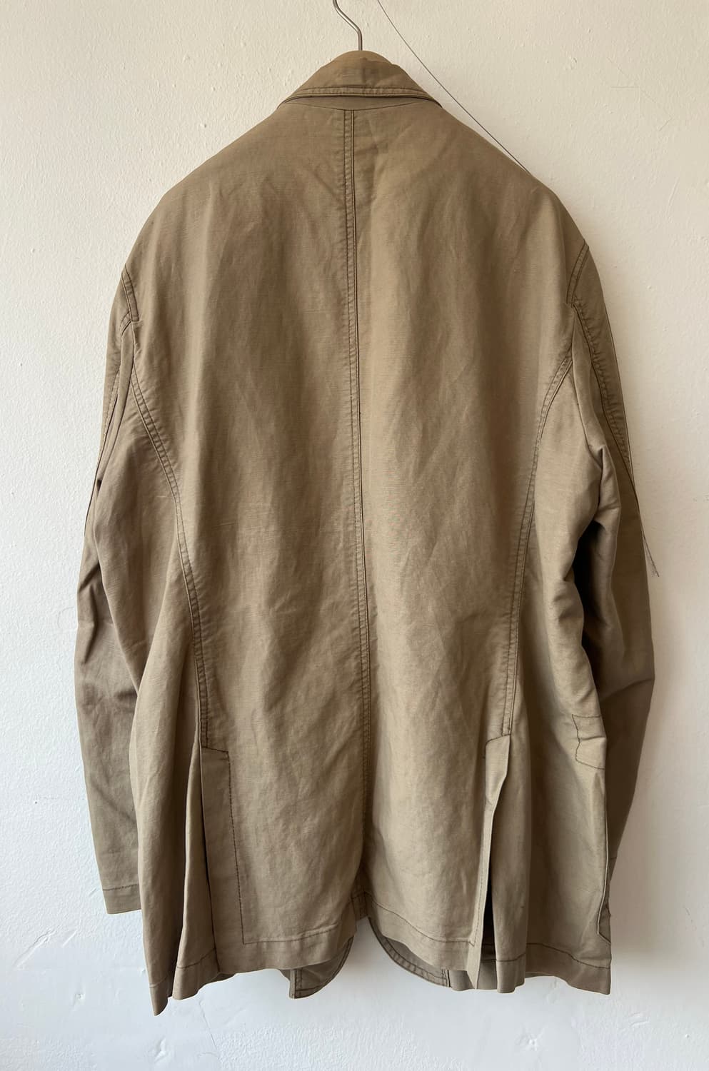 캘빈클라인 베이지 코튼린넨 싱글자켓 상품이미지8