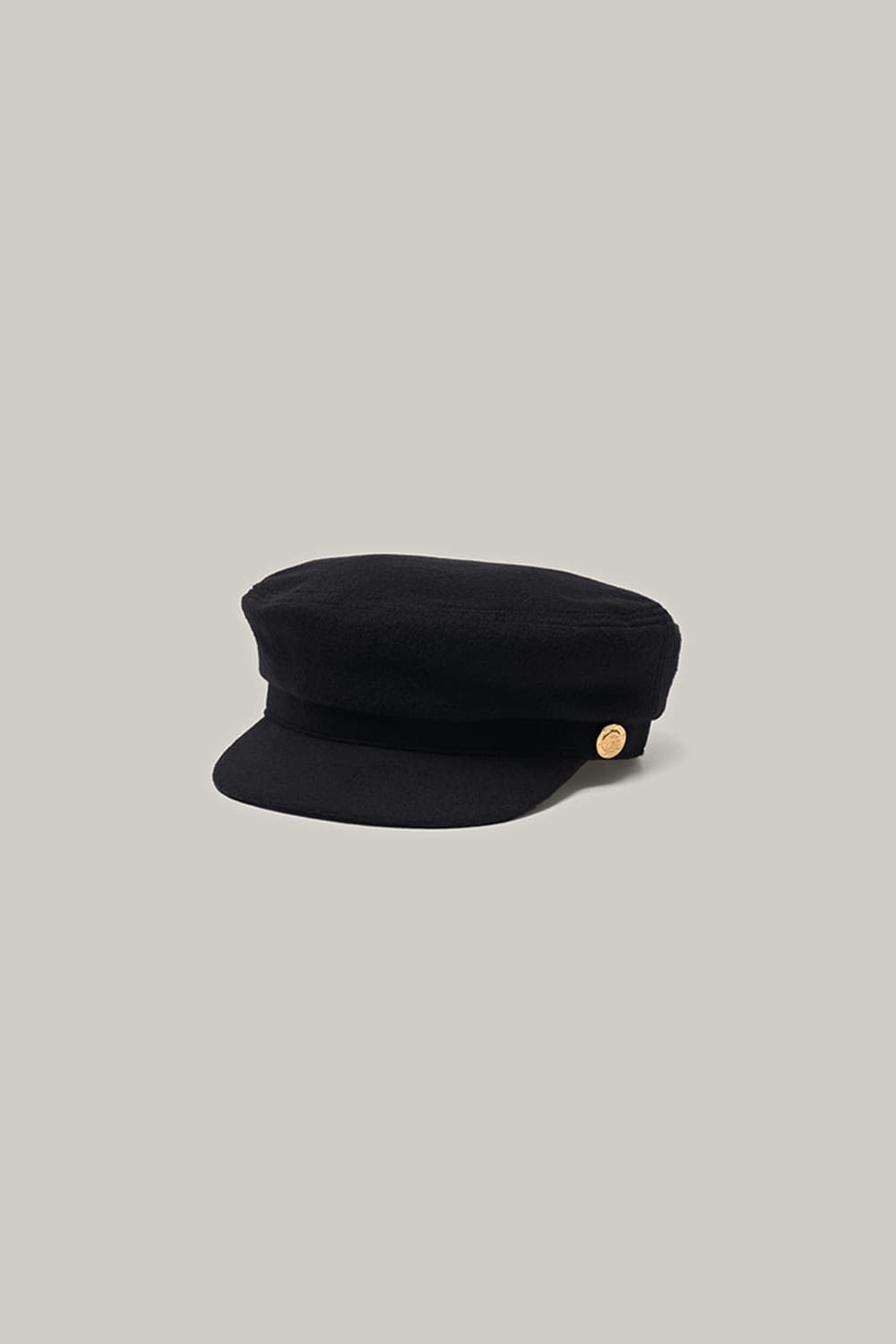 이주미착용 샵엠 Somber Cashmere Flat cap Black 상품이미지2