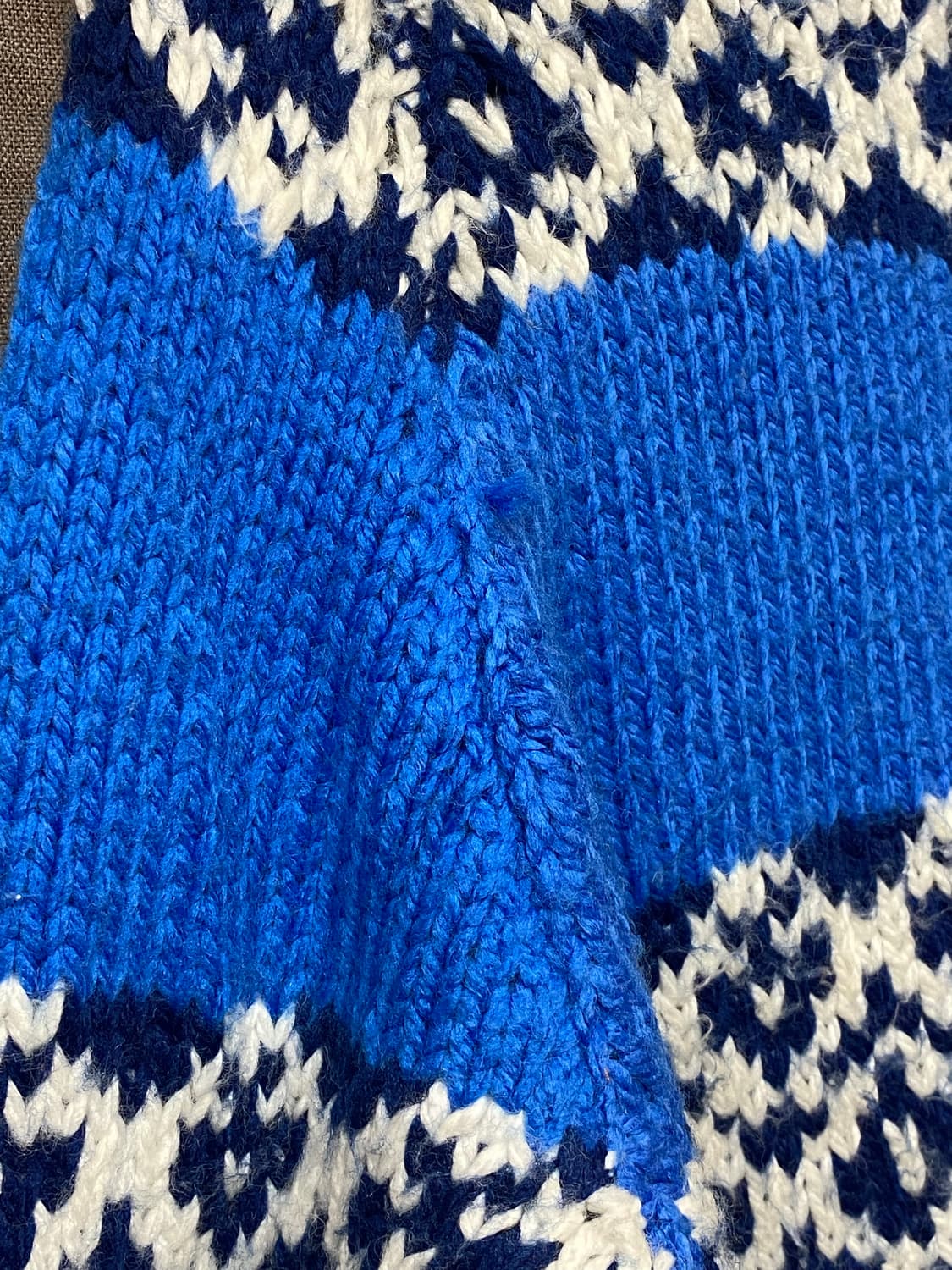 빈티지 코위찬 니트 집업 상품이미지4