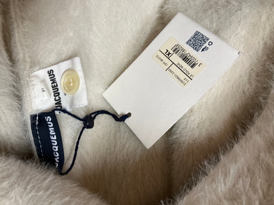 쟈크뮈스 오프화이트 폴로 니트 상품이미지2