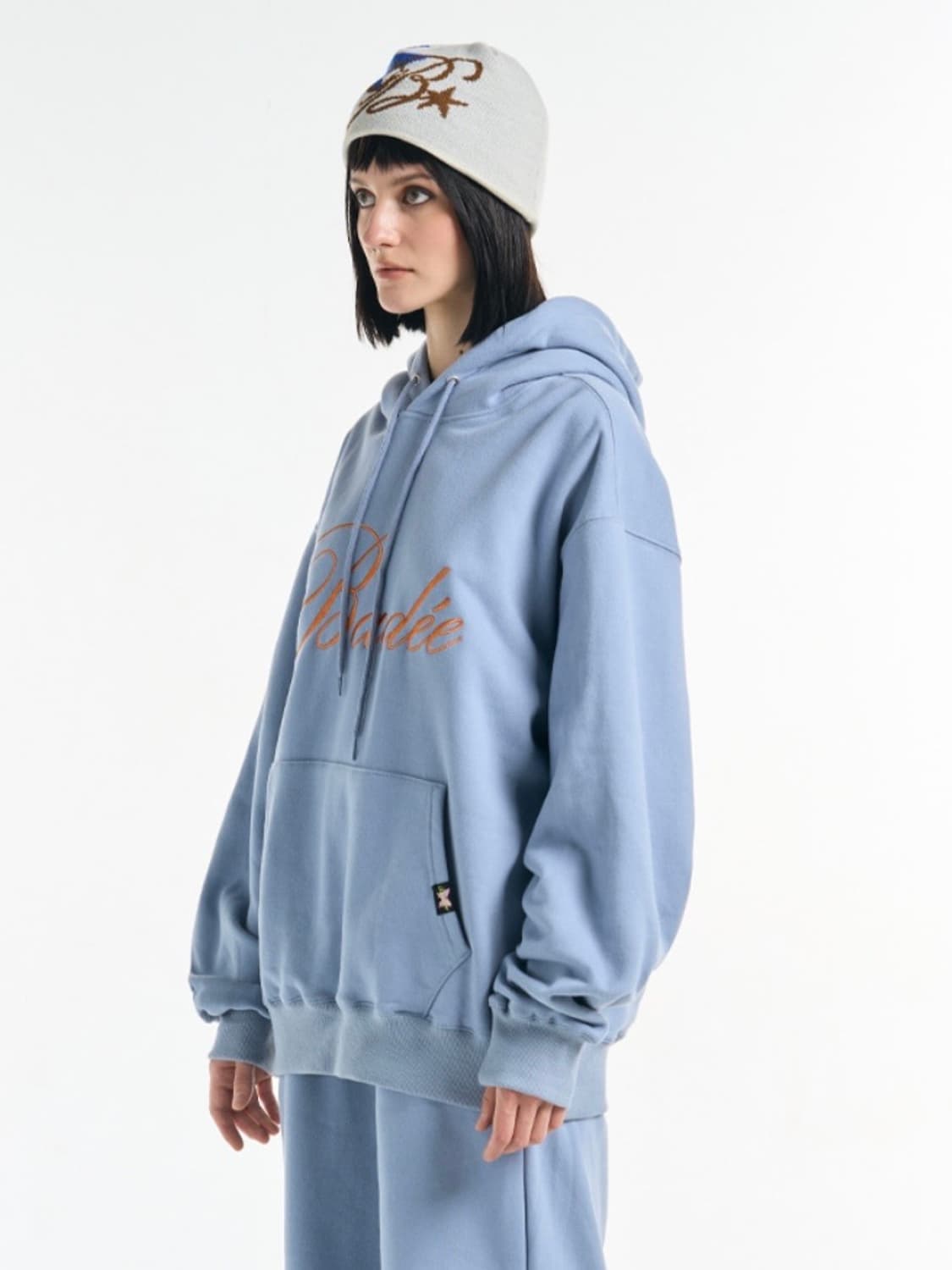 배디 후드 Badee fleece hoodie blue 상품이미지2