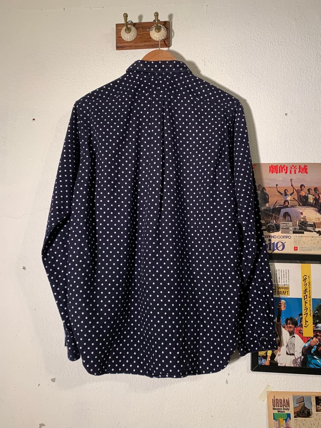 엔지니어드 가먼츠 네이비 폴카도트 셔츠 상품이미지5