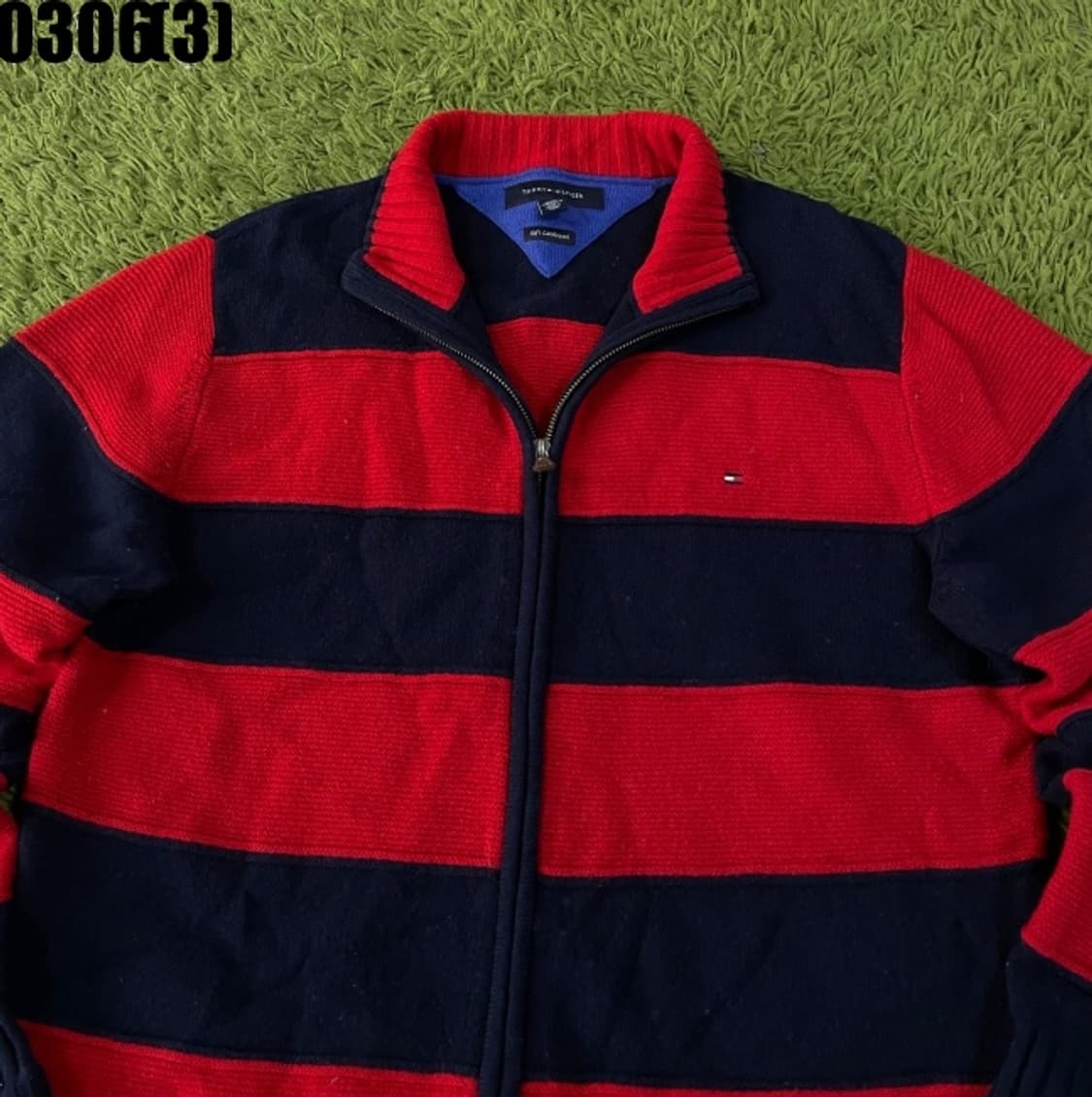 타미힐피거 니트 집업 자켓 상품이미지2