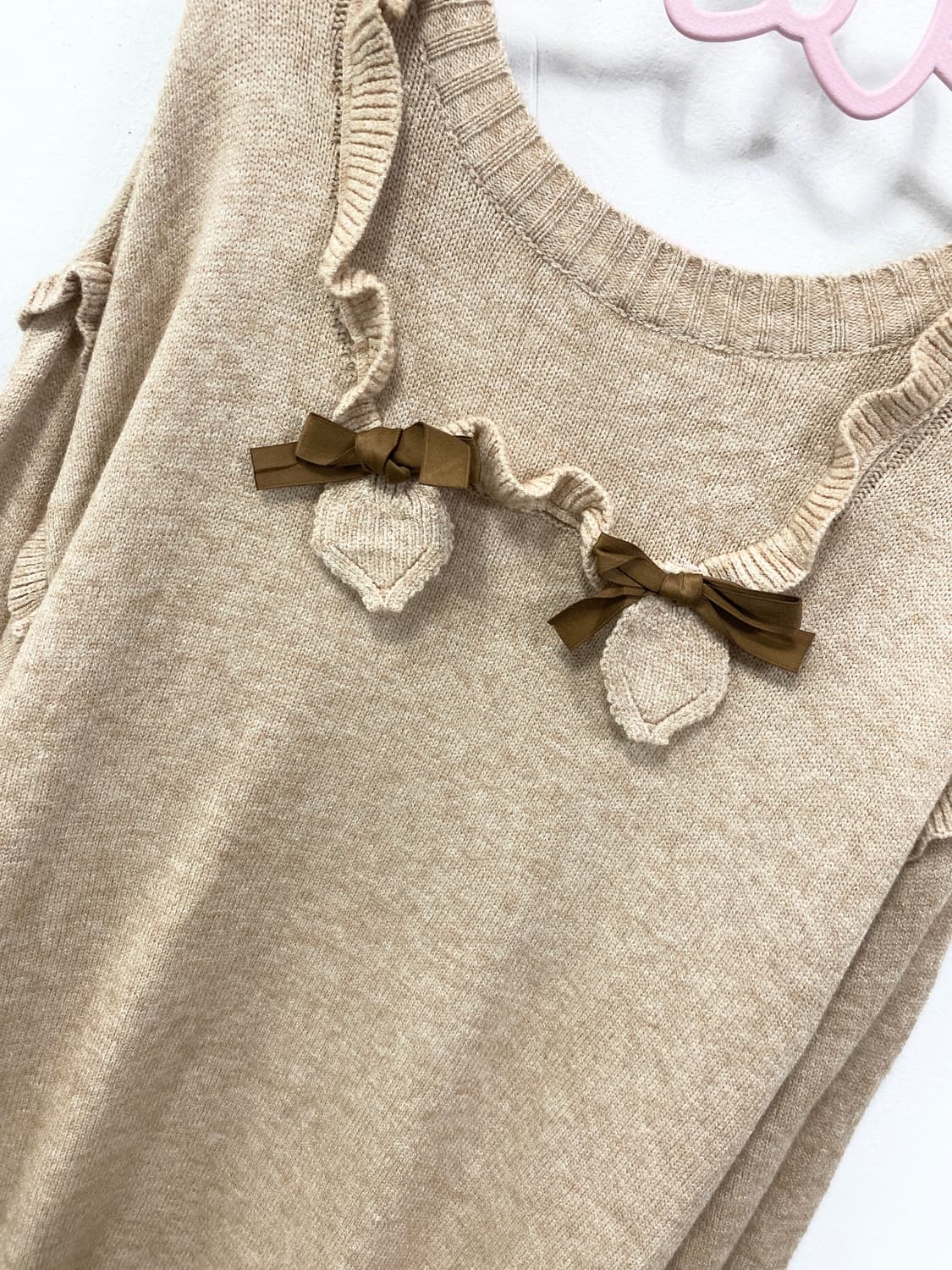 라떼갸루 🧸 리락쿠마 폼폼이 원피스 상품이미지7