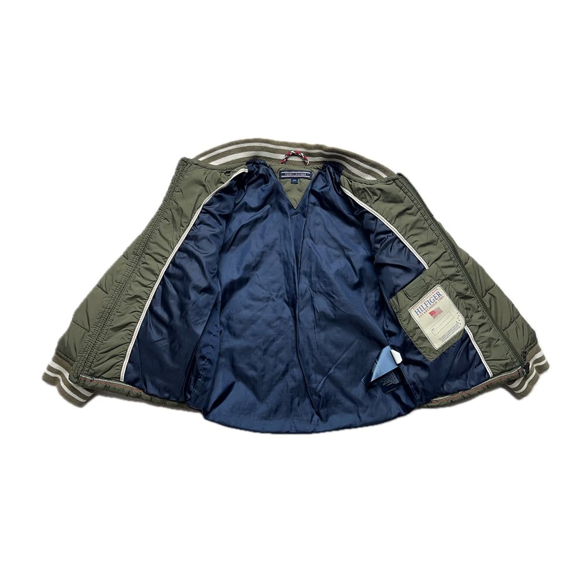 [아동] 타미힐피거 카키 누빔 패딩 중고 구제 빈티지 상품이미지3