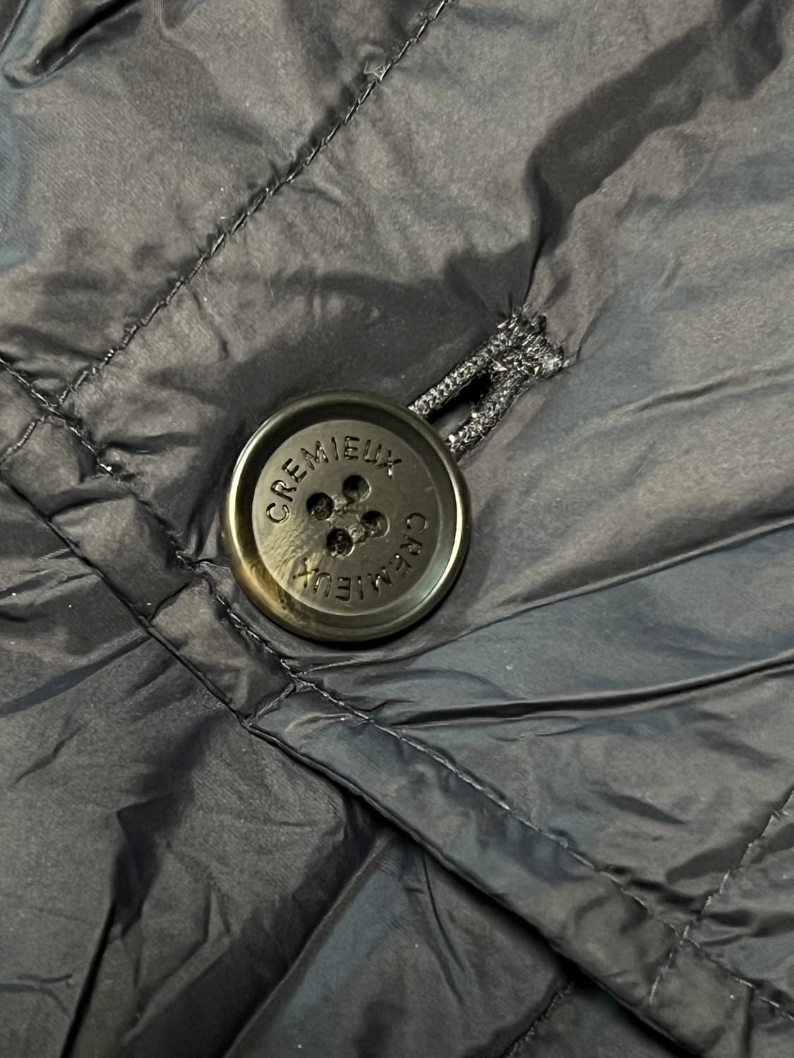 CREMIEUX 크레뮤 프렌치 핏 덕 다운 경량패딩 100 네이비 상품이미지5