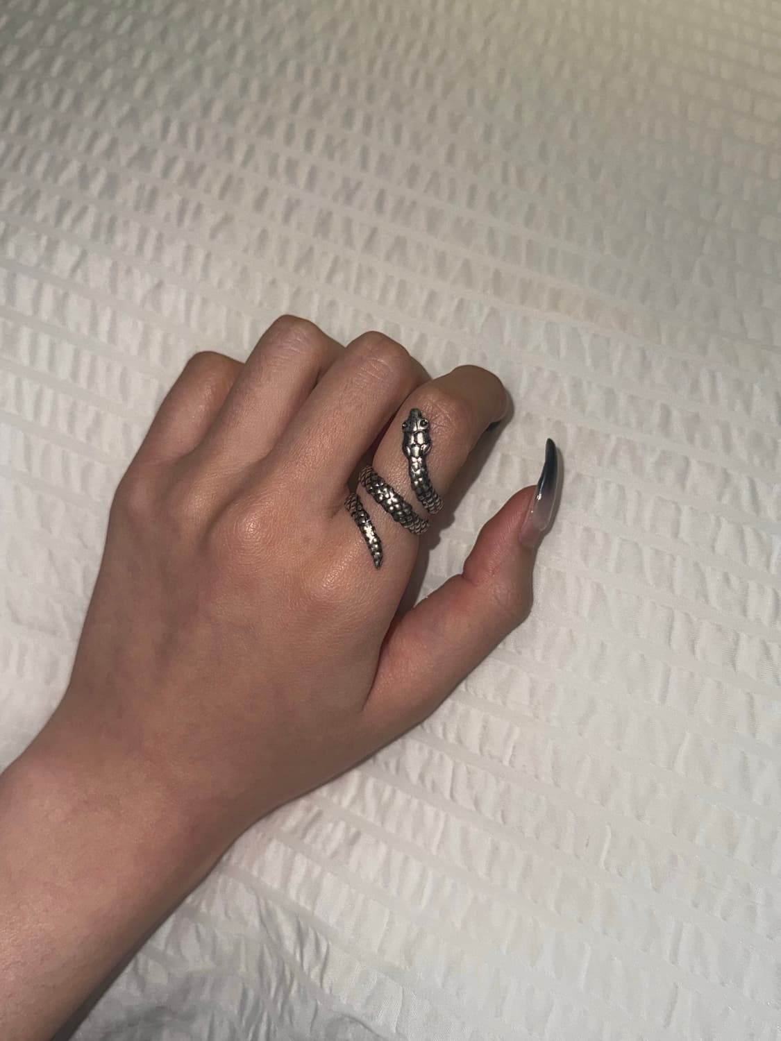 펑크 락시크 빈티지 오픈링 반지 세트 (뱀, 해골 등) 상품이미지1