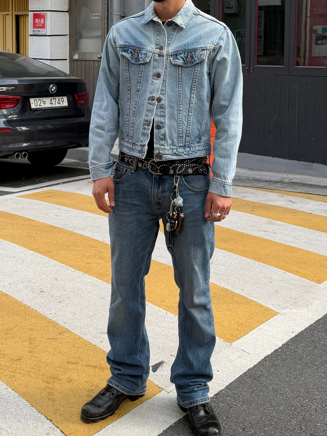 Levi's 90s usa 화이트라벨 데님 트러커 자켓 상품이미지10