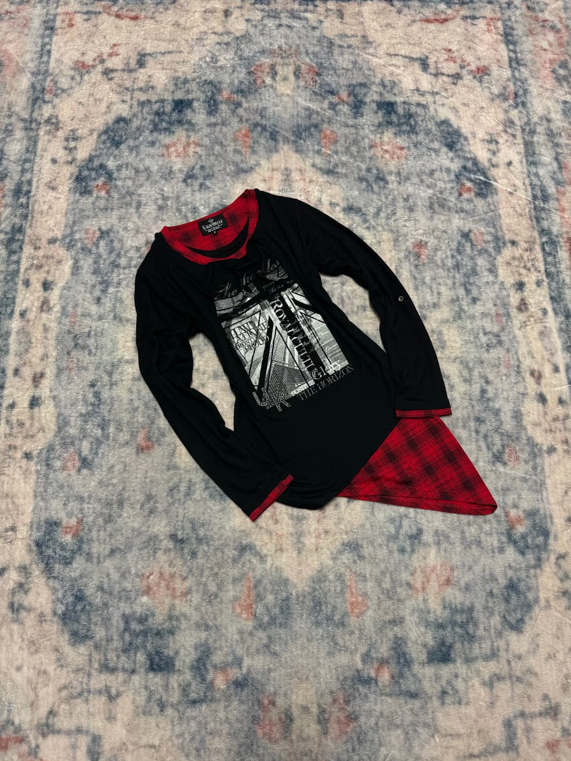 Beaumere 00s drape layered cut sew 상품이미지1