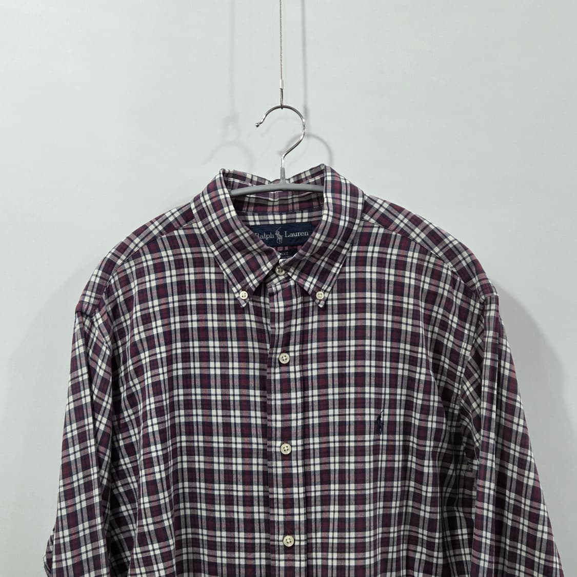 폴로랄프로렌 버튼다운 체크셔츠 M  상품이미지2