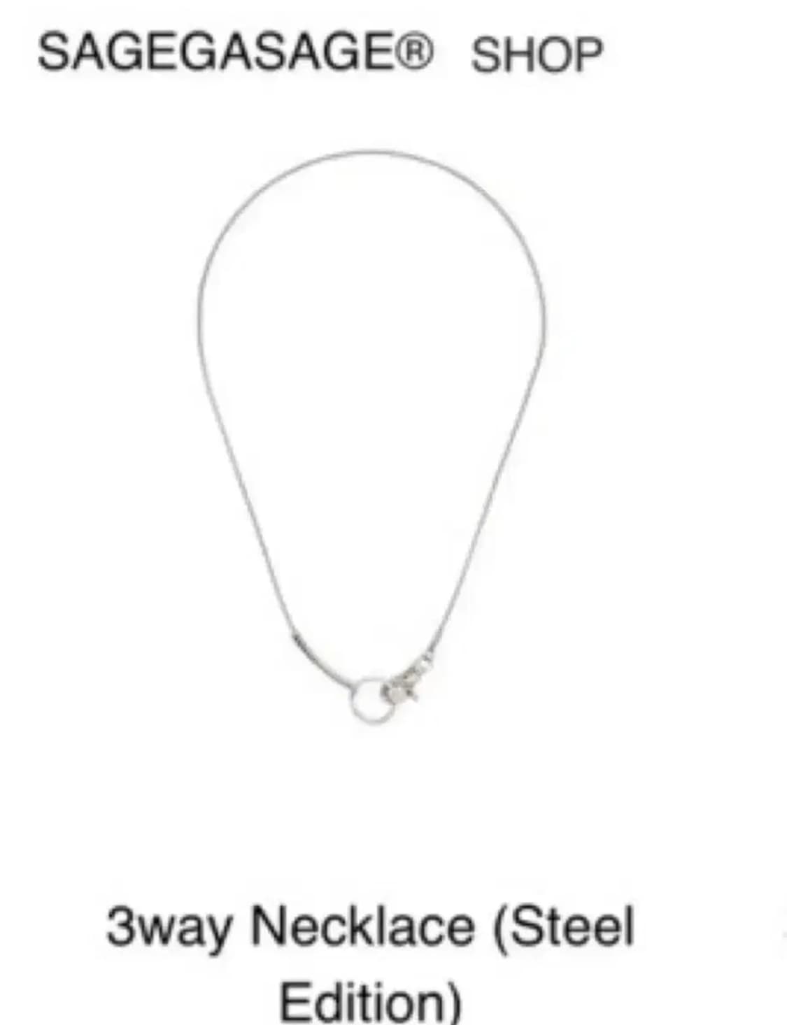 보헤미안서울 센티멍 세이지가세이지 목걸이 상품이미지2