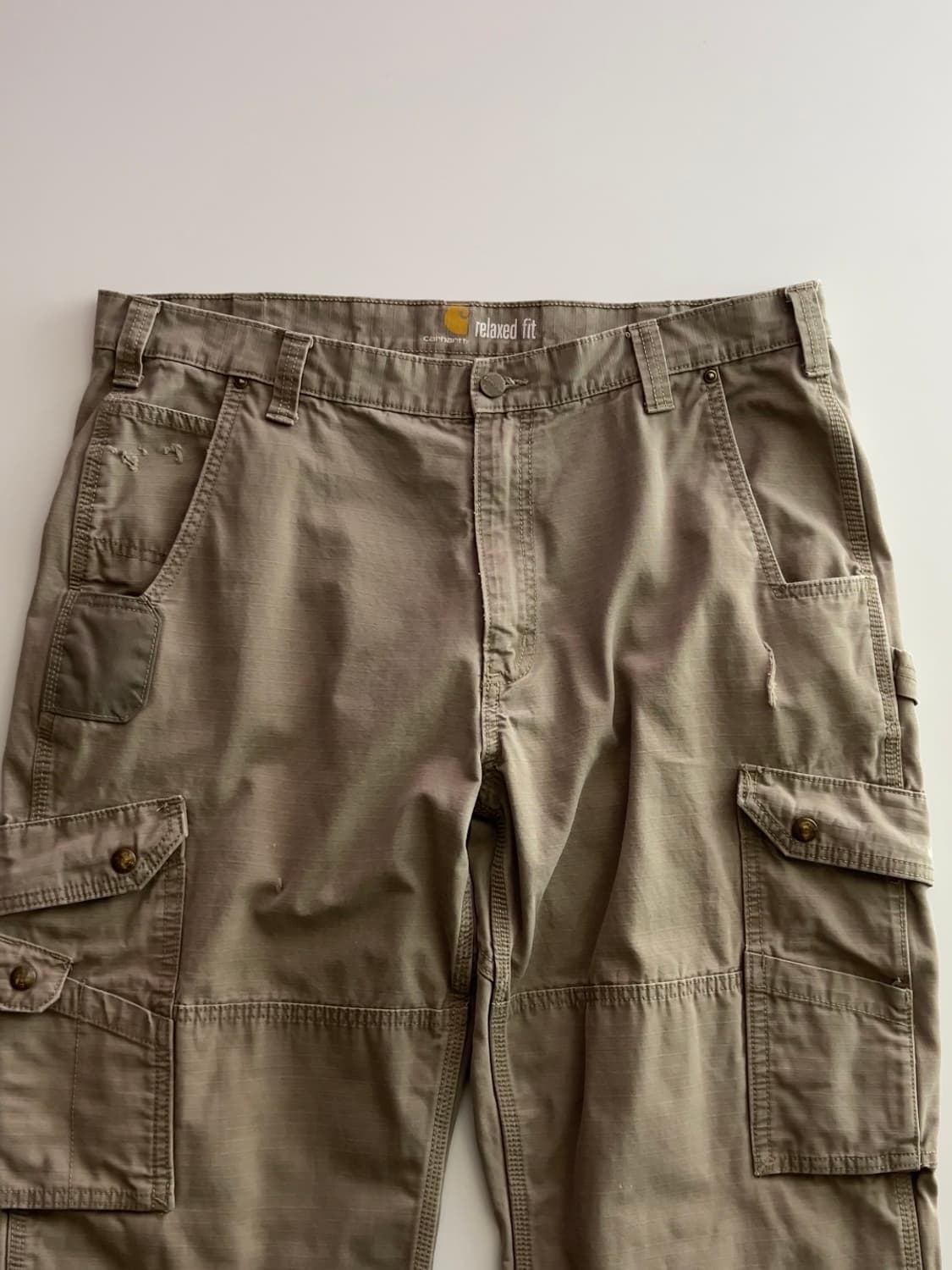 칼하트 베이지 더블니 카고 팬츠 38 상품이미지2