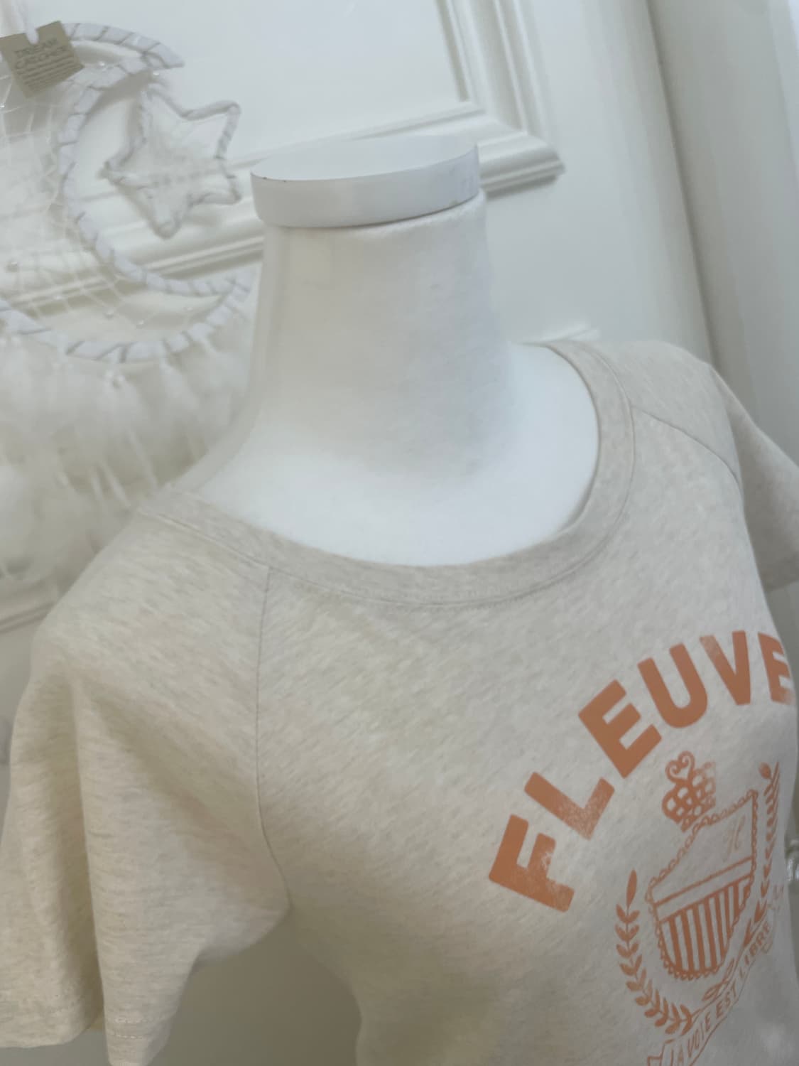 oatmeal vintage print basic reglan top 상품이미지7
