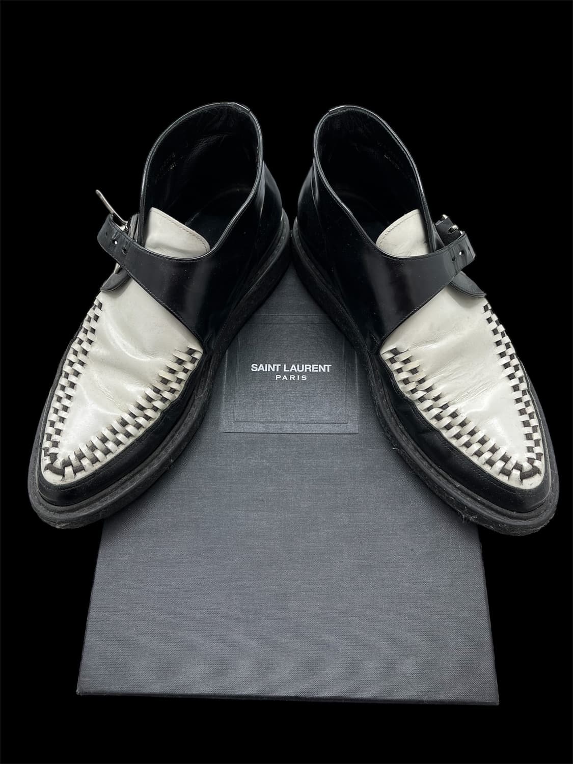 14aw 생로랑 뭉크스트랩 클리퍼 상품이미지1