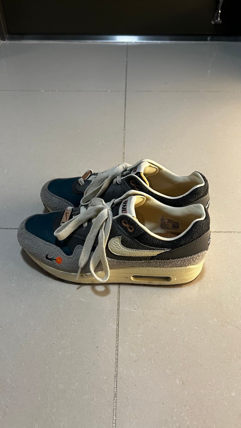 나이키 x 카시나 에어맥스 1 SP 원앙 파티클 그레이 265 상품이미지3