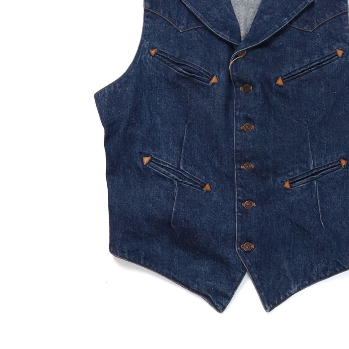 70sPolo Western Ralph Lauren Denim Vest  상품이미지3