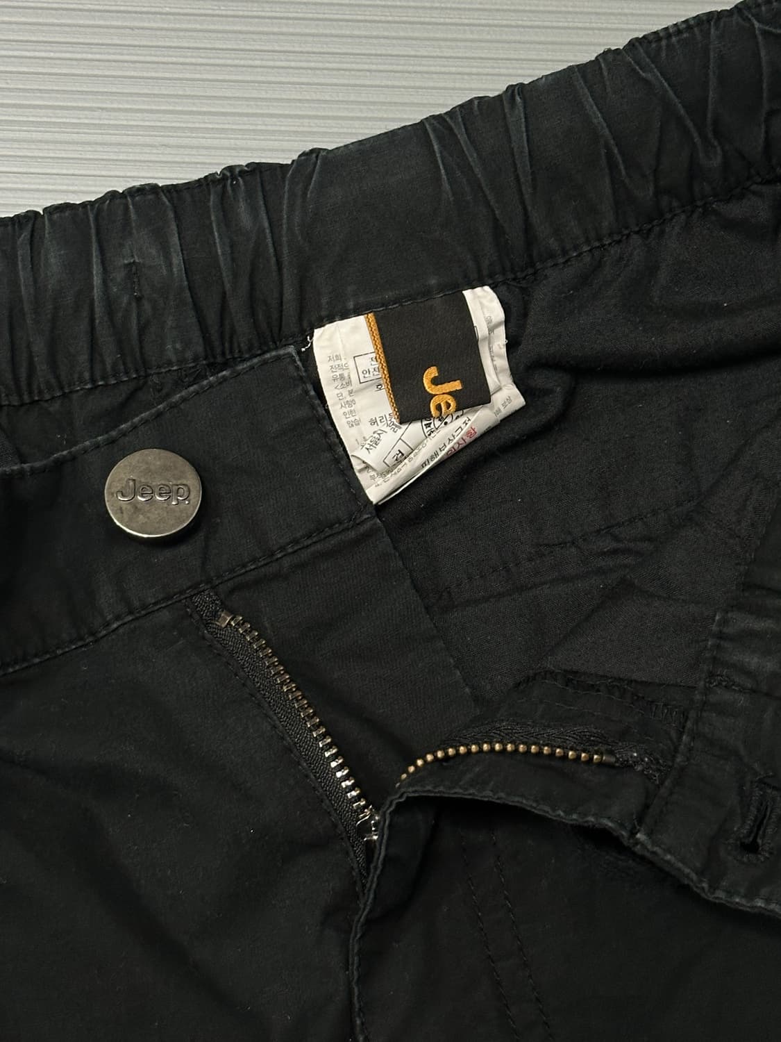 지프 카고 팬츠 바지 블랙 28 상품이미지5
