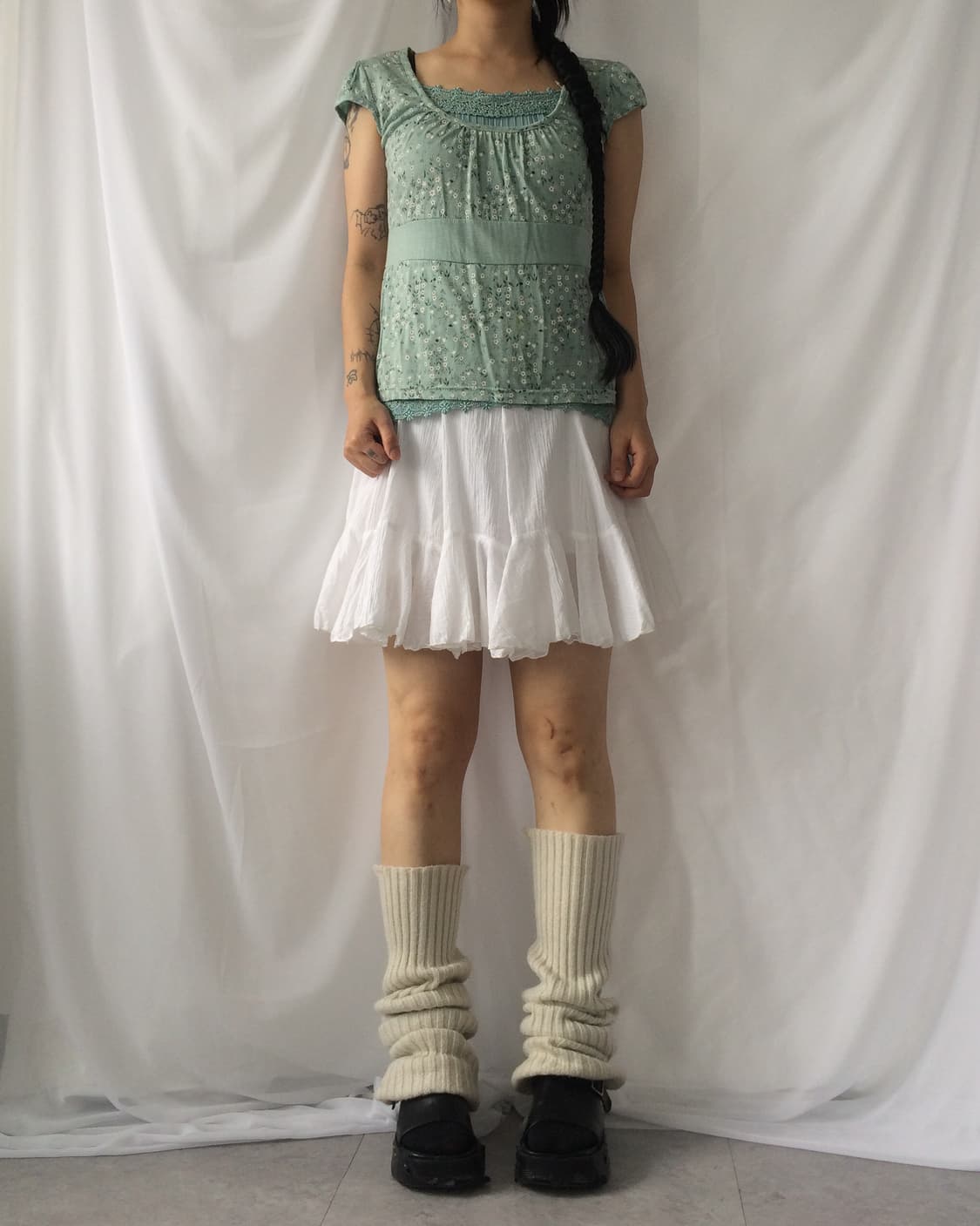 Flare mini skirt 상품이미지4