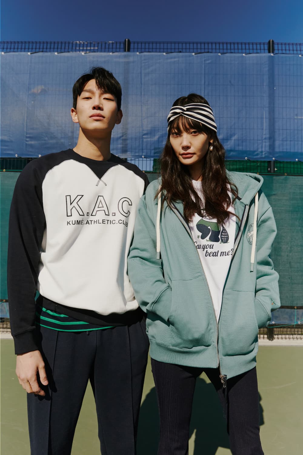 쿠메(KUME)오버사이즈 선샤인 후드 집업 자켓 상품이미지1