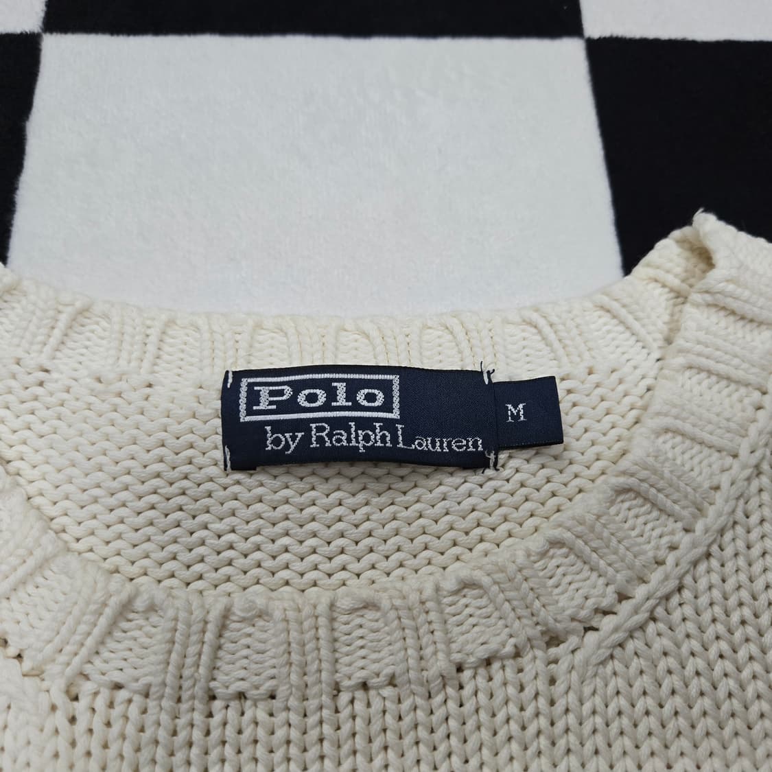 M 폴로랄프로렌 성조기니트 아이보리 상품이미지3