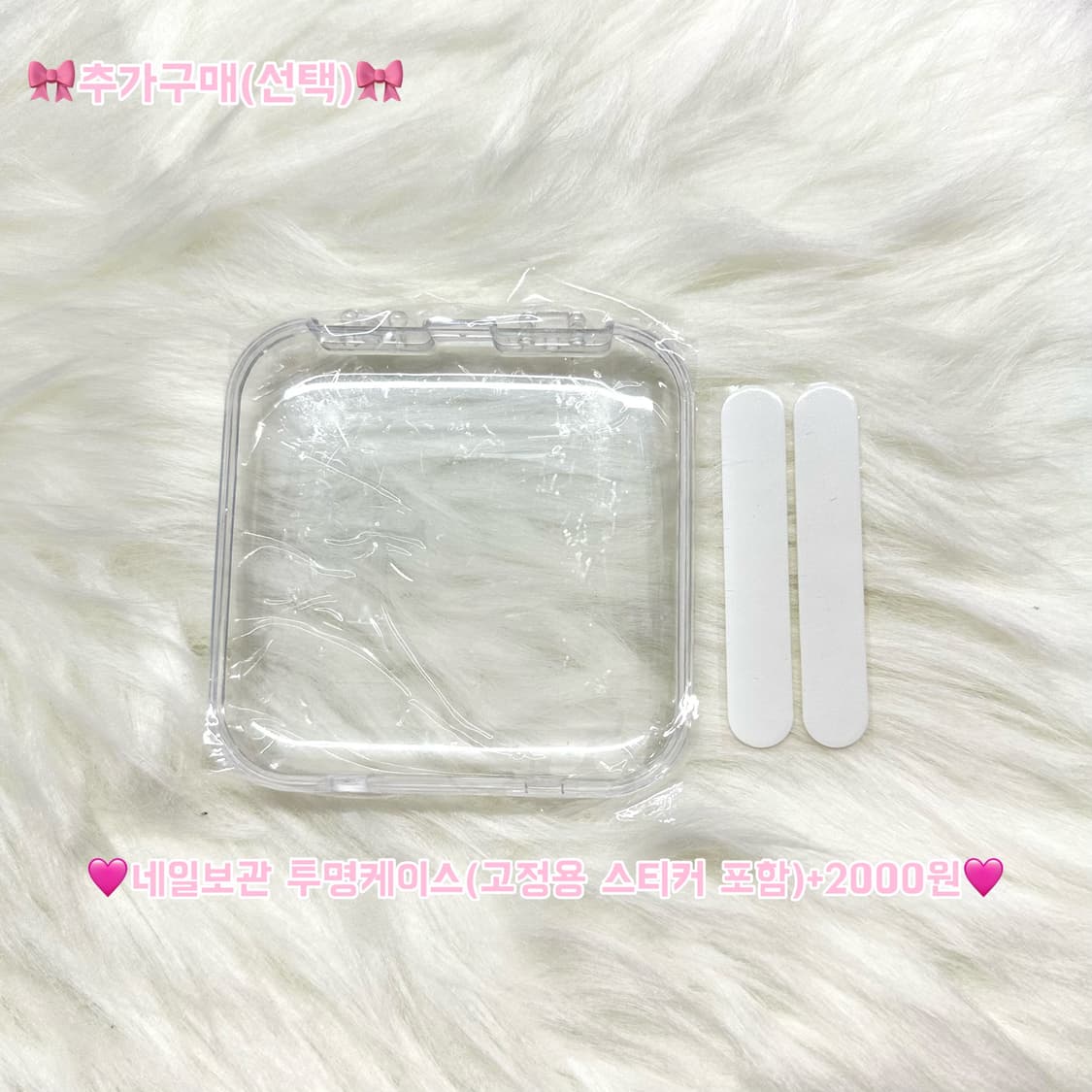 (데일리네일🎀) 심플 베이비리본 수제네일팁 상품이미지3