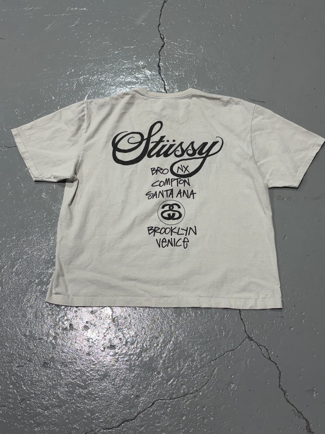 스투시(Stussy) 월드 투어 티셔츠 상품이미지6