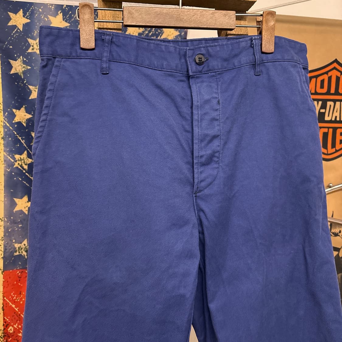 70s 오리지널 프렌치 워크팬츠 하이웨스트 버튼플라이 N678 상품이미지3