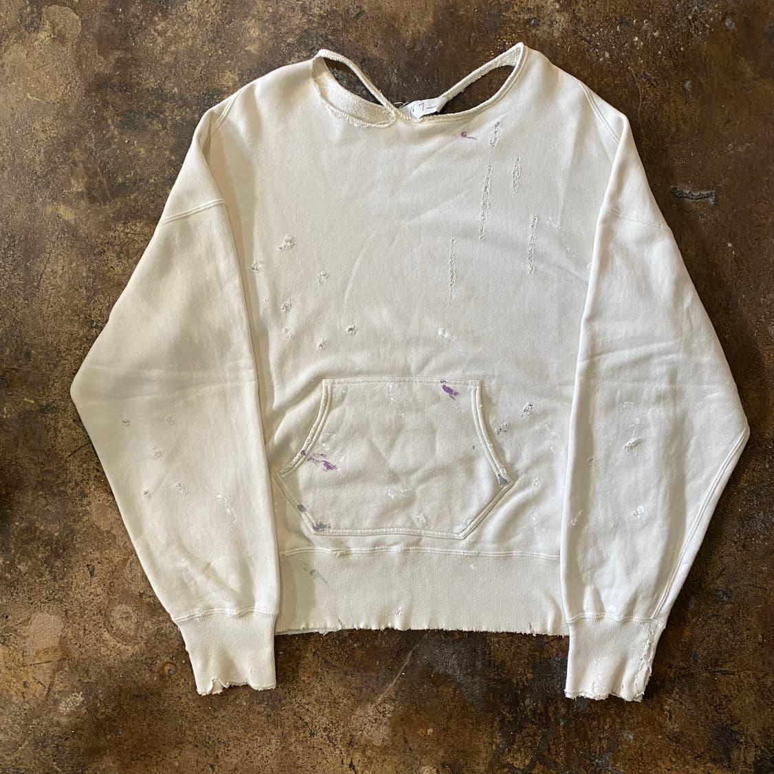 (2) 안셀름 에이징 페인트 맨투맨 상품이미지1