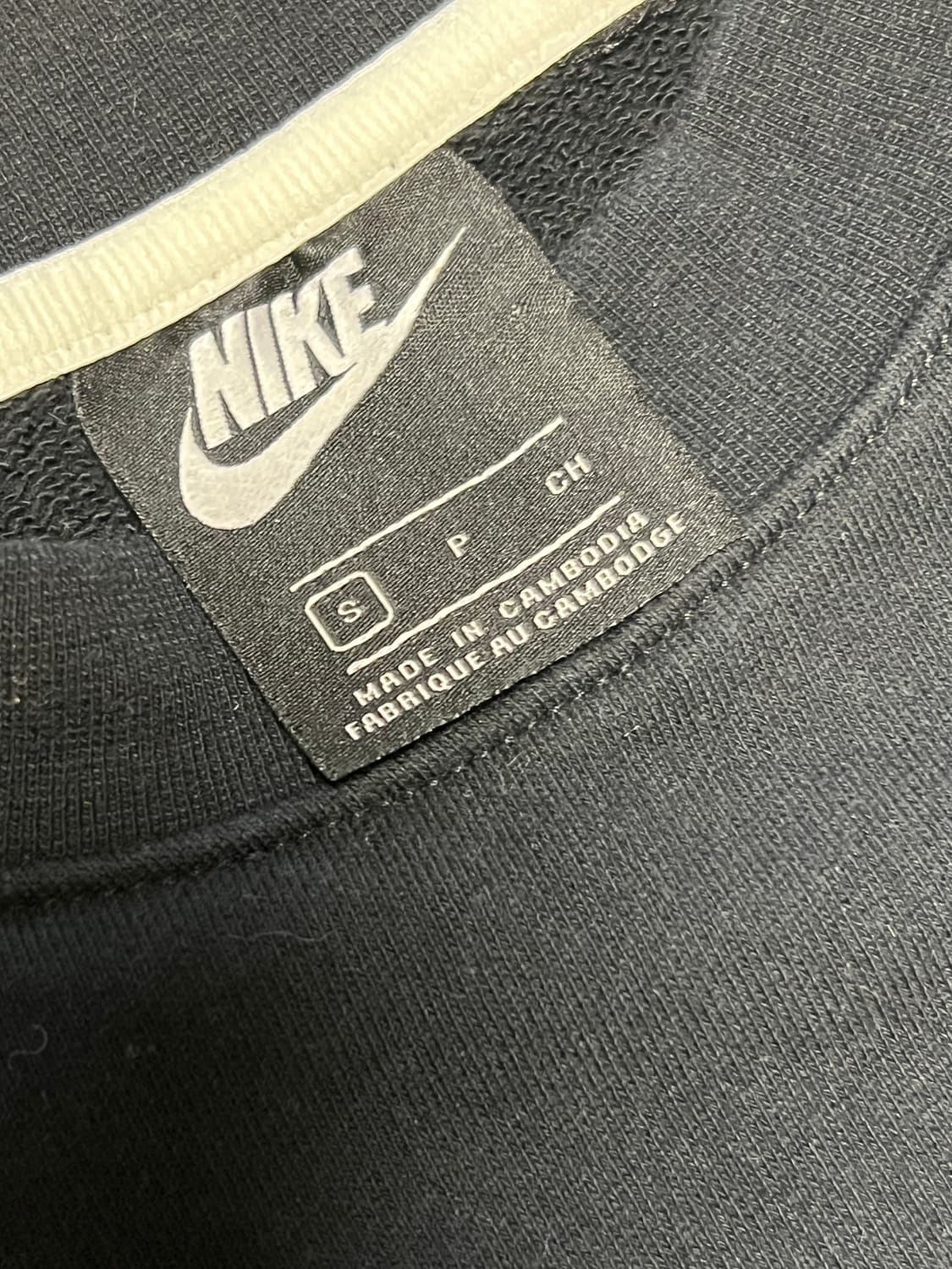 나이키 빅스우시 맨투맨 S 블랙 상품이미지3