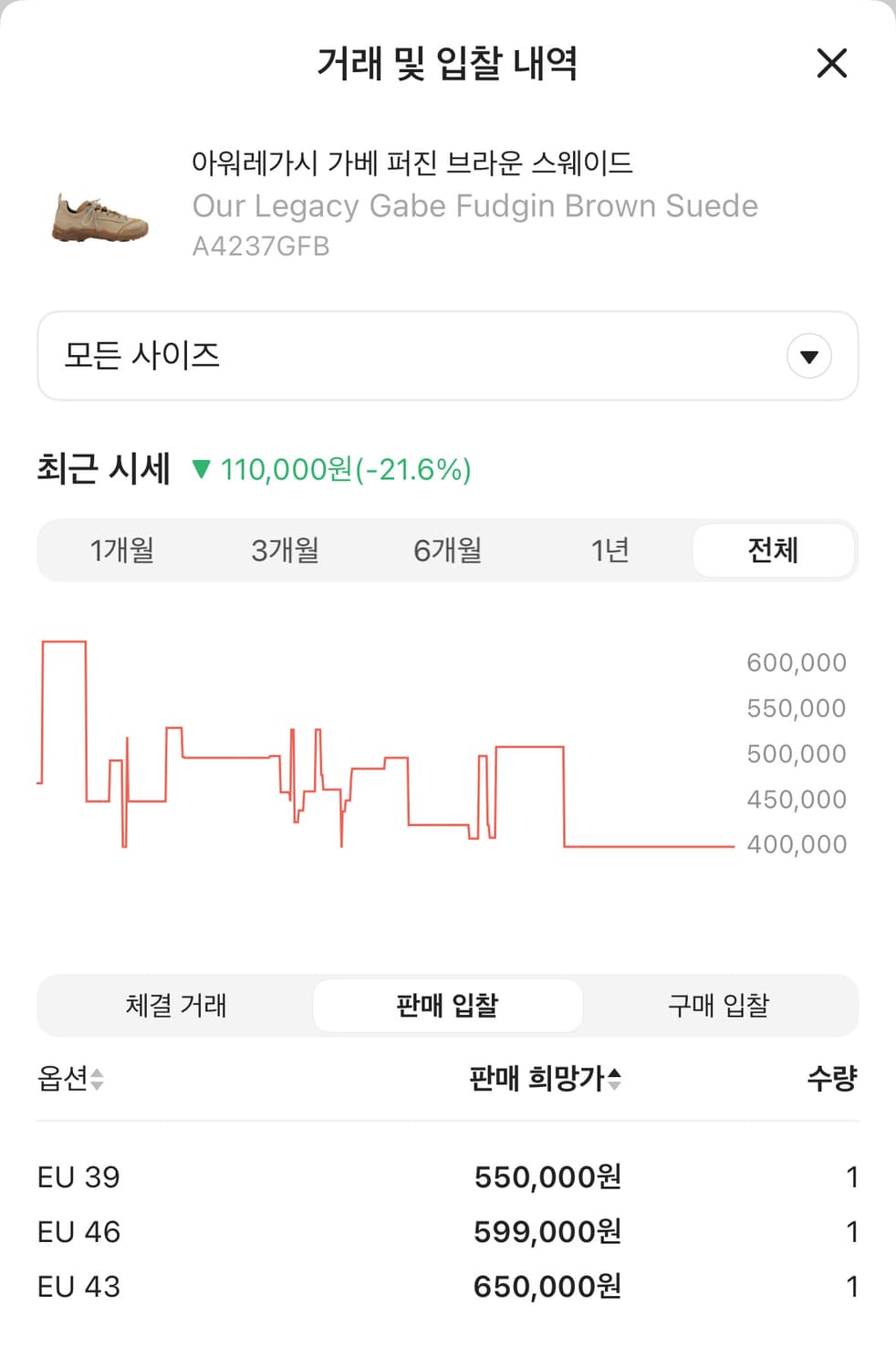 아워레가시 가베 퍼진 브라운 스웨이드 상품이미지5