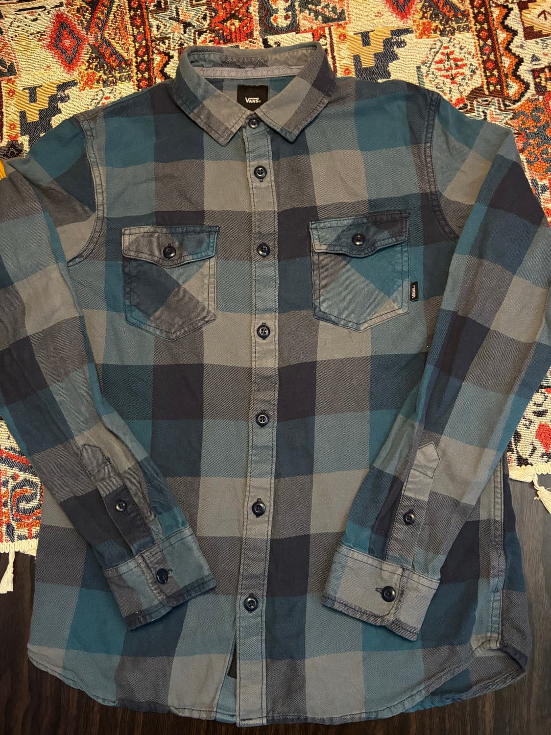 Vans Box Flannel Shirt check pattern 상품이미지3