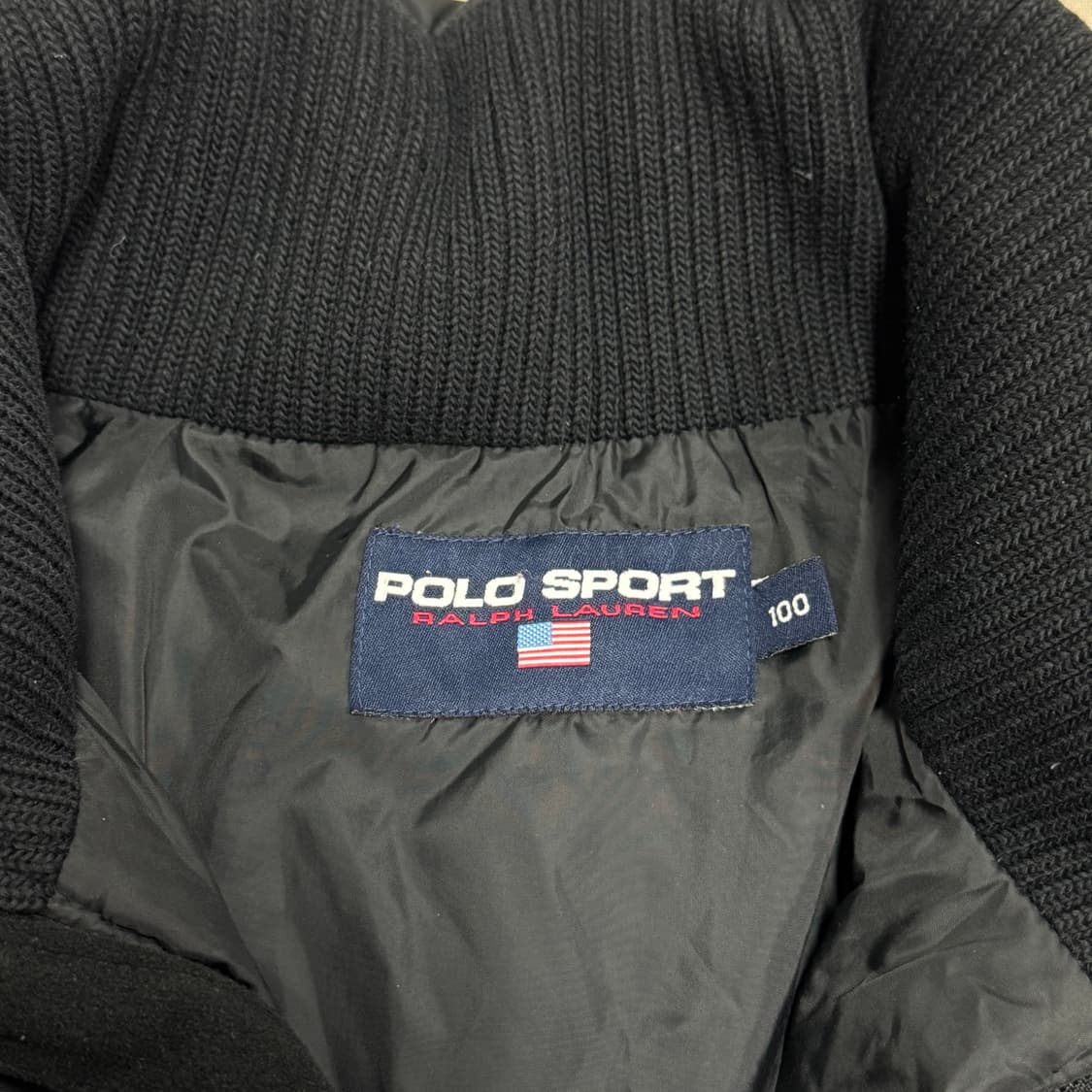 폴로랄프로렌 스포츠 성조기자수 구스다운 패딩 100 상품이미지6