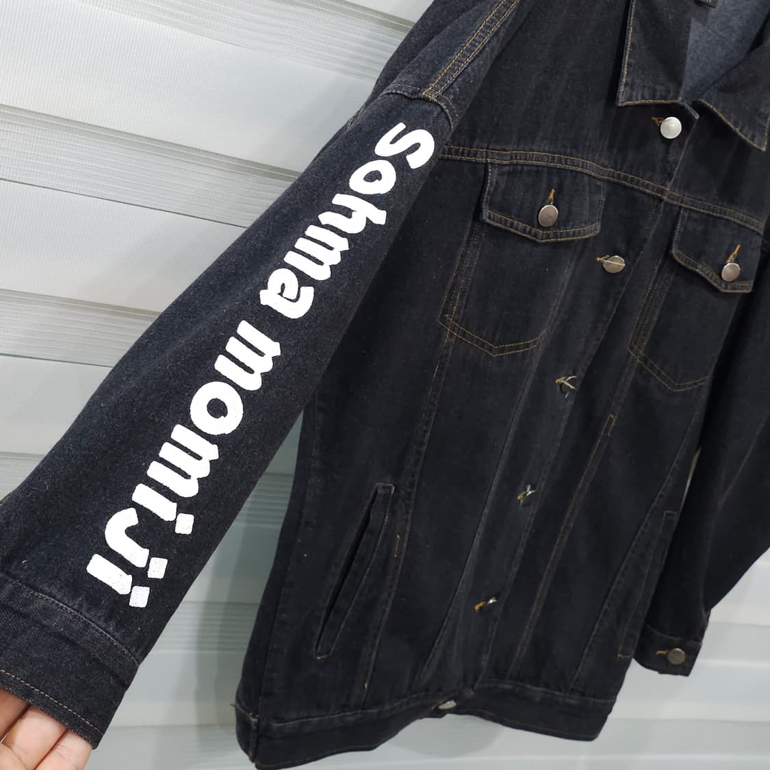 빈티지 Yououoli 데님자켓- 우먼M 상품이미지6