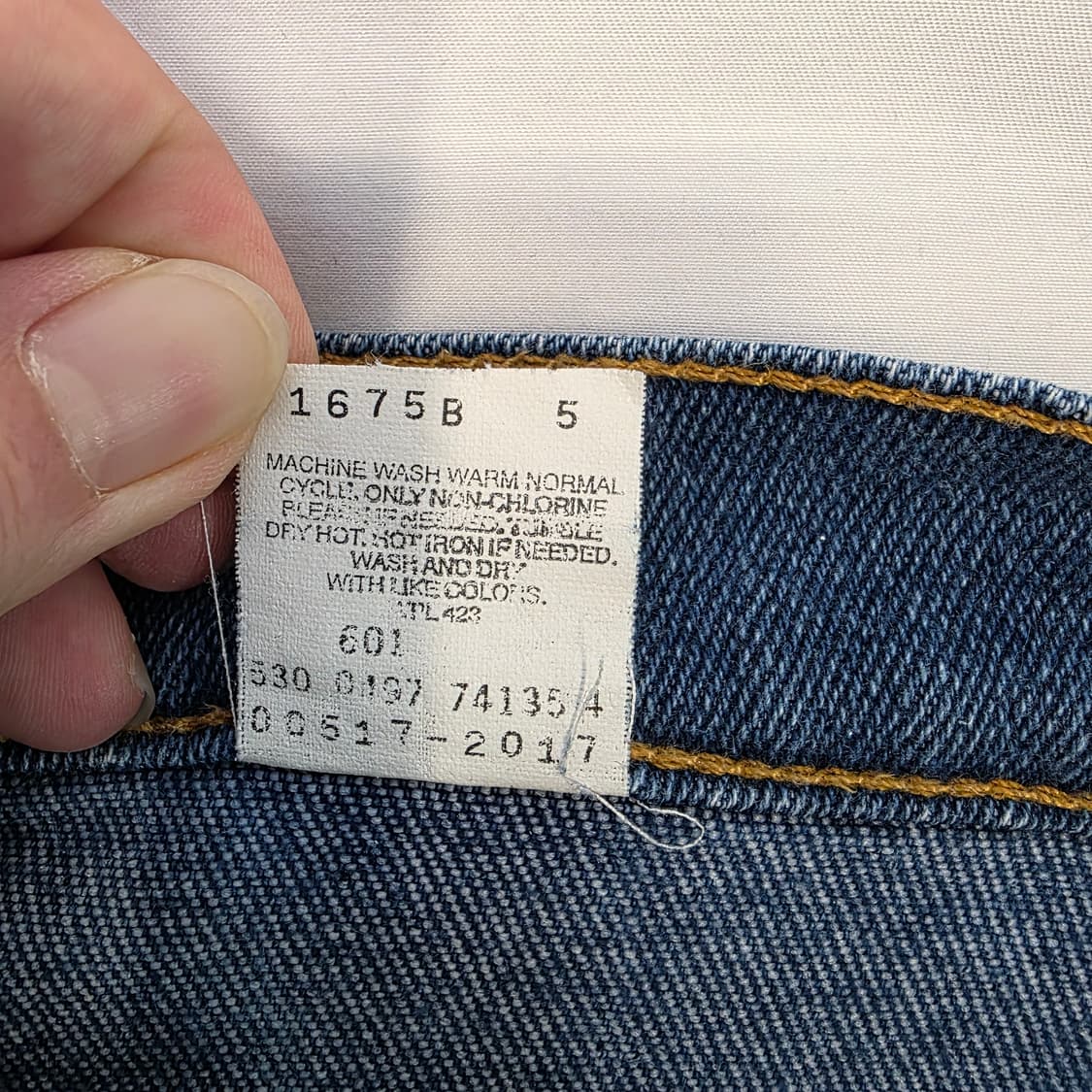 [W36L30]90s 리바이스 USA 517 오렌지탭 부츠컷 데님팬츠 상품이미지5