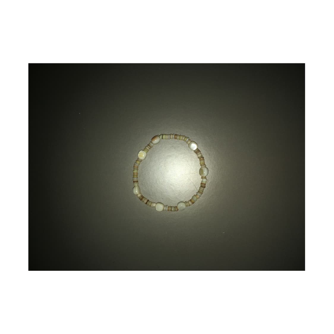 [악] 빈티지 자개 비즈팔찌 상품이미지1