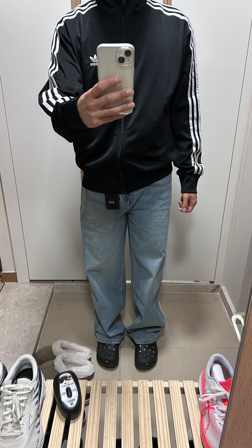 무신사 스탠다드 와이드 데님 라이트 인디고 상품이미지1