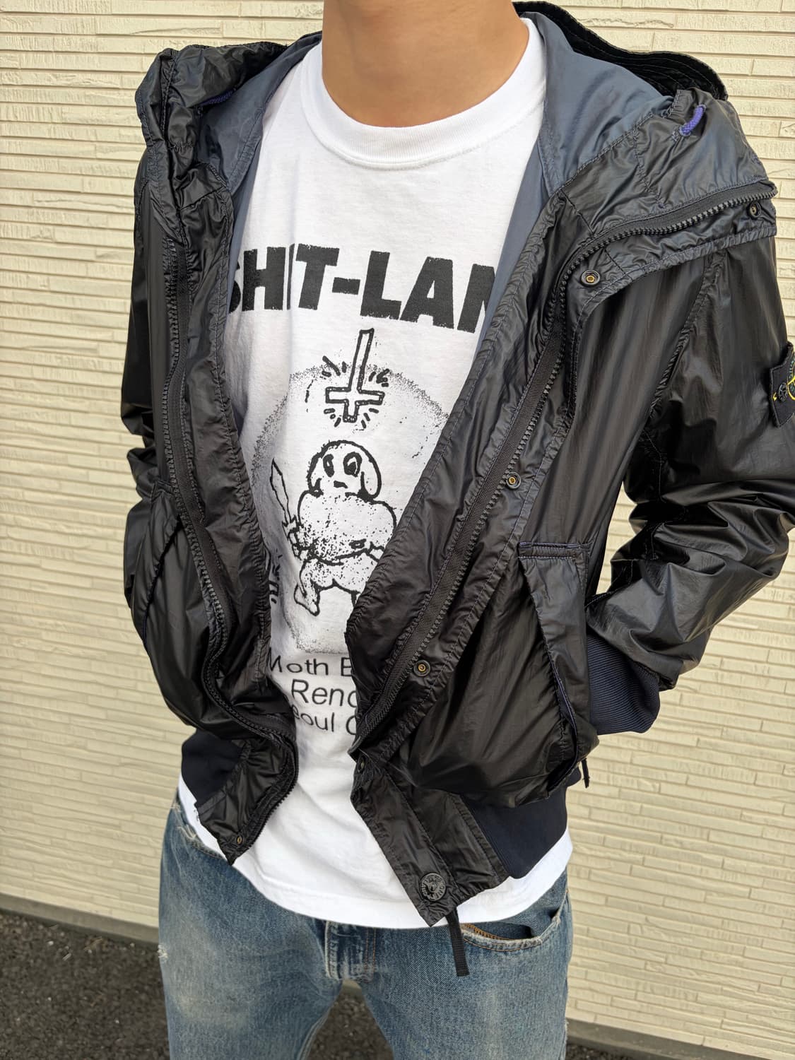 스톤아일랜드 글라스 자켓,바람막이(양홍원 착용) 상품이미지1