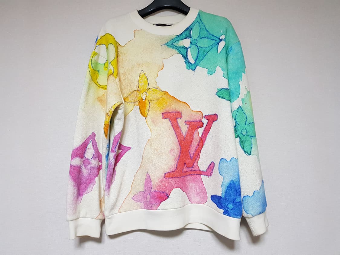 루이비통 워터컬러 모노그램 니트 맨투맨 상품이미지2