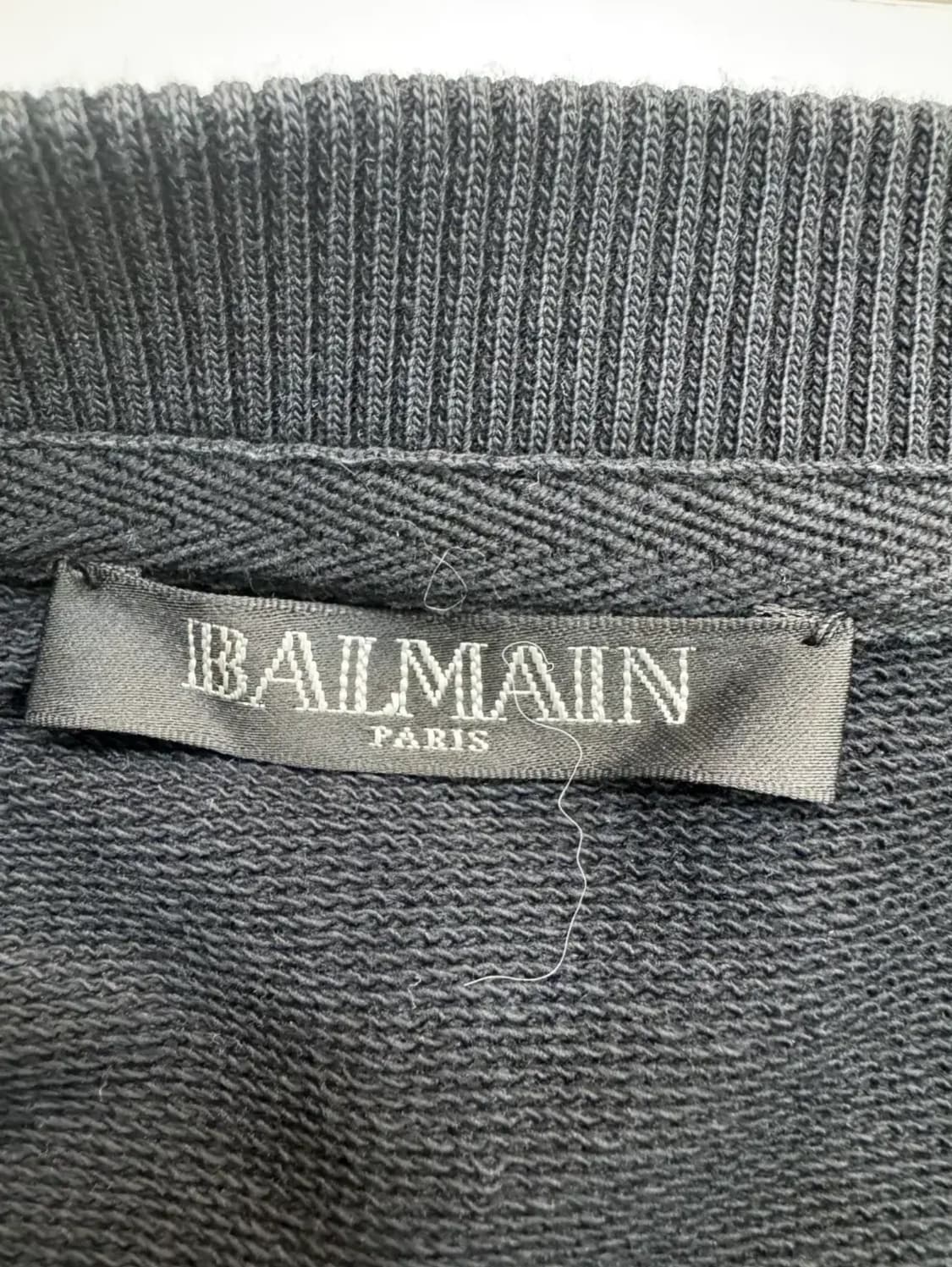 BALMAIN PARIS 로고 맨투맨 / 블랙 (40) 상품이미지4
